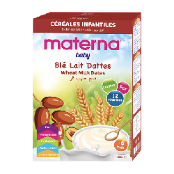Materna Cérélac Blé Lait Dattes 200GR