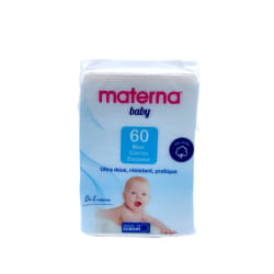 Materna Coton Baby Maxi Carrés Douceur 60 pièces