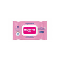 Materna Lingettes Bebe Rose 72 pcs
