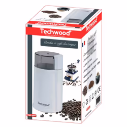 Techwood TMC-884 appareil à moudre le café 160 W Blanc