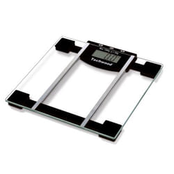 Techwood TPP-916 balance Carré Noir, Transparent Pèse-personne électronique