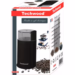 Techwood TMC-886 appareil à moudre le café 160 W Noir