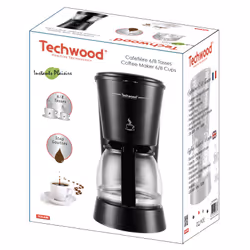 Techwood TCA-686 machine à café Semi-automatique Machine à café filtre 0,75 L