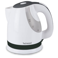 Techwood TB-1626 bouilloire 1,6 L 2200 W Noir, Blanc