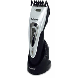 Tondeuse rechargeable TECHWOOD avec Tondeuse à Nez - Noir & Silver