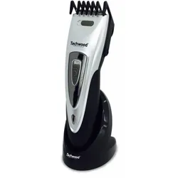 Tondeuse rechargeable TECHWOOD avec Tondeuse à Nez - Noir & Silver