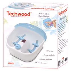 Techwood TBP-1208 bain de pieds Bleu, Blanc