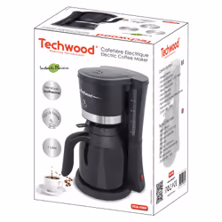 Techwood TCA-1080 machine à café Semi-automatique Machine à café filtre 1 L