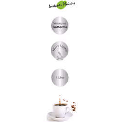 Techwood TCA-1080 machine à café Semi-automatique Machine à café filtre 1 L