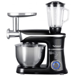 Robot Patissier Multifonction Techwood 4en1 1300W 6,5L - Noir (TRP-1366)