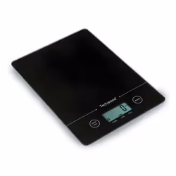 Techwood TPA-526, Balance de ménage électronique, 5 kg, 1 g, Noir, Comptoir, Rectangle
