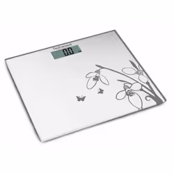 Techwood TPP-811, Pèse-lettre électronique, 150 kg, 100 g, Argent, Rectangle, Verre