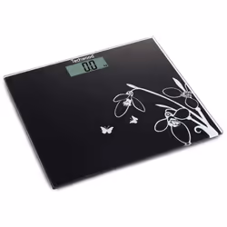 Techwood TPP-816, Pèse-personne électronique, 150 kg, 100 g, Noir, Rectangle, Verre