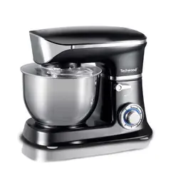 Techwood TRP-1365 robot de cuisine 1300 W 6,5 L Noir, Acier inoxydable
