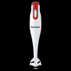 Mixeur Plongeant Techwood 170W (TMP-7175) - Blanc & Rouge