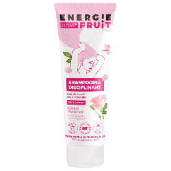 Energie Fruit Shampooing Disciplinant sans Sulfate Huile de Monoï, Rose & Argan Bio 250ml