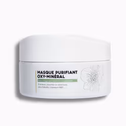 Le MASQUE OXY-MINÉRAL purifiant et oxygénant à la cire d’abeille est réalisé à base de boue naturelle de la mer Morte et d'ol ...
