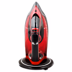 Techwood TFS-246 fer à repasser Fer à repasser à sec ou à vapeur Semelle en céramique 2400 W Noir, Rouge