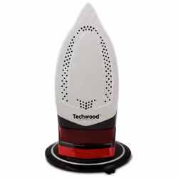 Techwood TFS-246 fer à repasser Fer à repasser à sec ou à vapeur Semelle en céramique 2400 W Noir, Rouge