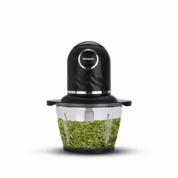 Techwood THA-806 hachoir électrique 0,8 L 300 W Noir, Transparent
