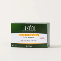 Luxéol Chute de Cheveux Progressive 3 mois 90 gélules