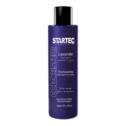 Shampoing neutraliseur de jaune. S’utilise sur les cheveux blonds polaires ou blonds très clairs ainsi que sur les cheveux na ...