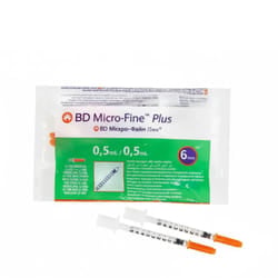 BD Microfine plus seringue à Insuline 31G/6mm - sachet de 10