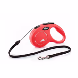 Laisse New Classic s Cord 5 m red Flexi CL10C5-251-R-20