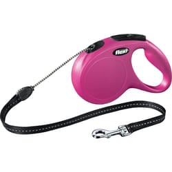 Flexi New CLASSIC 5 m Rose Chien Laisse avec enrouleur