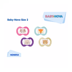 Baby Nova Sucette 0-6m 2pcs Garçon