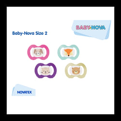 Baby Nova Sucette 0-6m 2pcs Garçon