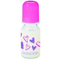 BABY NOVA BIBERON EN VERRE 125 ML DECORE 0-24 mois