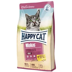Happy Cat Minkas Sterilised croquette pour chat 1,5 kg Adulte
