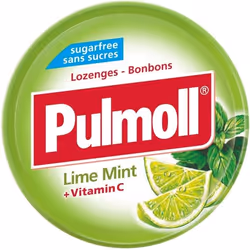 Pulmoll Menthe Lime Mint + Vitamine C Sans Sucre 45gr - PULMOLL
COMMENT UTILISER
Utilisation directe. Prendre 5 à 10 comprimé ...