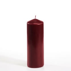Papstar 13602 bougie en cire Cylindre Bordeaux