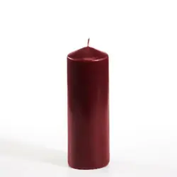Papstar 13602 bougie en cire Cylindre Bordeaux
