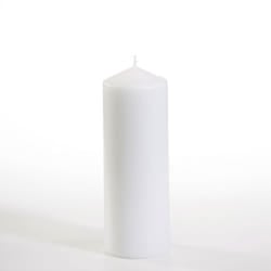 Papstar 13605 bougie en cire Cylindre Blanc