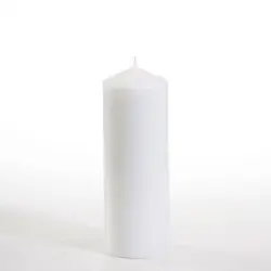 Papstar 13605 bougie en cire Cylindre Blanc