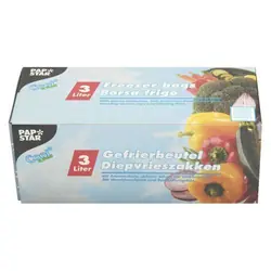 Papstar 14158 sac de stockage alimentaire 3 L 75 pièce(s) Transparent