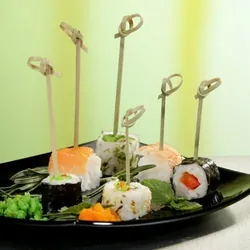 Papstar 16769 brochette 250 pièce(s) Bambou