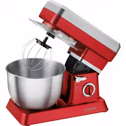 Bomann KM 398 CB Robot mixer 1200 W Métallique, Rouge