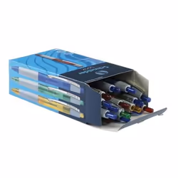 Schneider Schreibgeräte Loox Bleu Stylo à bille rétractable avec clip Moyen 20 pièce(s) - Vue supplémentaire 2