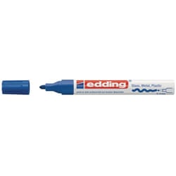 Edding 750 marqueur indélébile Pointe fine Bleu