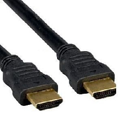e+p HDMI/HDMI, 5m câble HDMI HDMI Type A (Standard) Noir