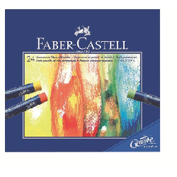 Pastels à l'huile, boîte de 24 Faber-Castell