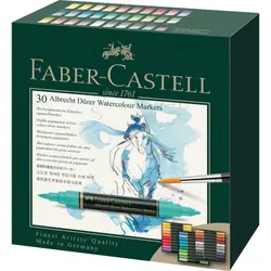 Faber-Castell Marqueur d'aquarelle Albrecht Dürer, boîtes de 30