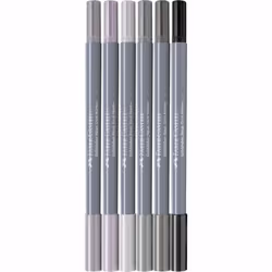 Faber-Castell Goldfaber Aqua Dual stylo fin Beige, Noir, Gris, Gris clair, Pastel 1 pièce(s) - Vue supplémentaire 2