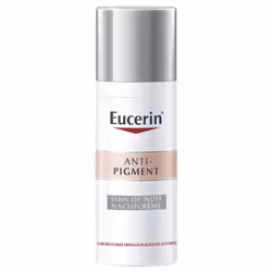 Eucerin Anti-Pigment Soin de Nuit 50 ml est un soin qui réduit efficacement les taches brunes et prévient leur réapparition. Il contient du Thiamidol