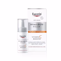 Eucerin Hyaluron-Filler Vitamine C Booster 8 ml est un soin qui renforce la peau et comble les rides. Après 7 jours, la peau ...