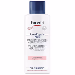 Eucerin UreaRepair PLUS Émollient 5% d'Urée Parfum Apaisant 250 ml est un émollient pour apaiser immédiatement les signes de  ...